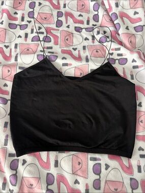 Free People Intimately Black Seamless brami